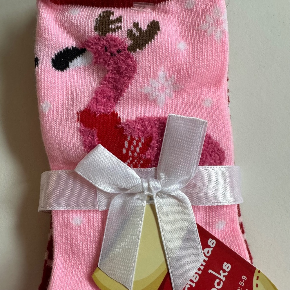 Fuzzy Warm Festive Christmas Socks
